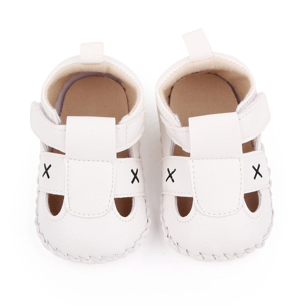 20"-22'' Two-Colors Handmade Leather Shoes Accessories for Reborn Baby Doll Boy