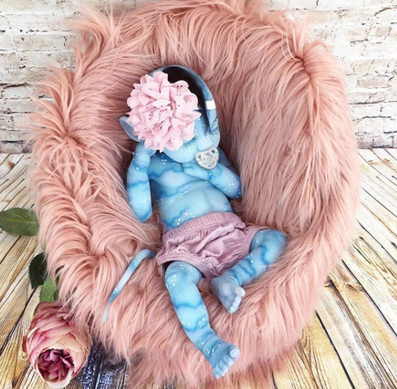 20'' Realistic Glorfindel Reborn Handmade Fantasy Baby Girl,Blue Reborn Baby Reborn Blue Reborn Baby By Dollreborns®