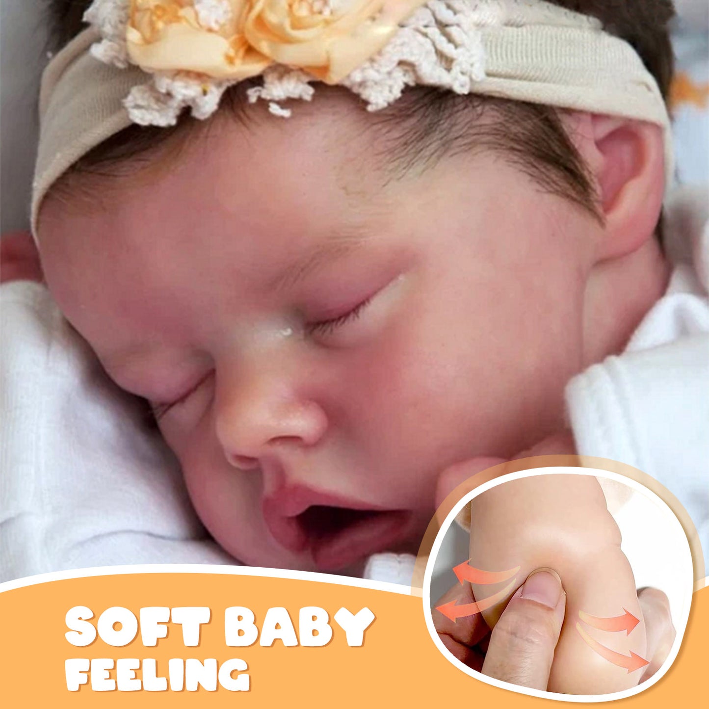 [Special Discount]12'' Realistic Asleep Beautiful Affordable Lifelike Reborn Baby Girl Ruth By Dollreborns®