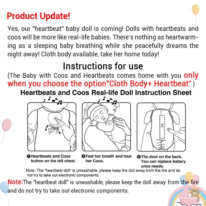 Dollreborns® 20'' Little Sike Reborn Baby Doll Boy, Lifelike Soft Silicone Vinyl Doll Toy With Heartbeat💖 & Sound🔊