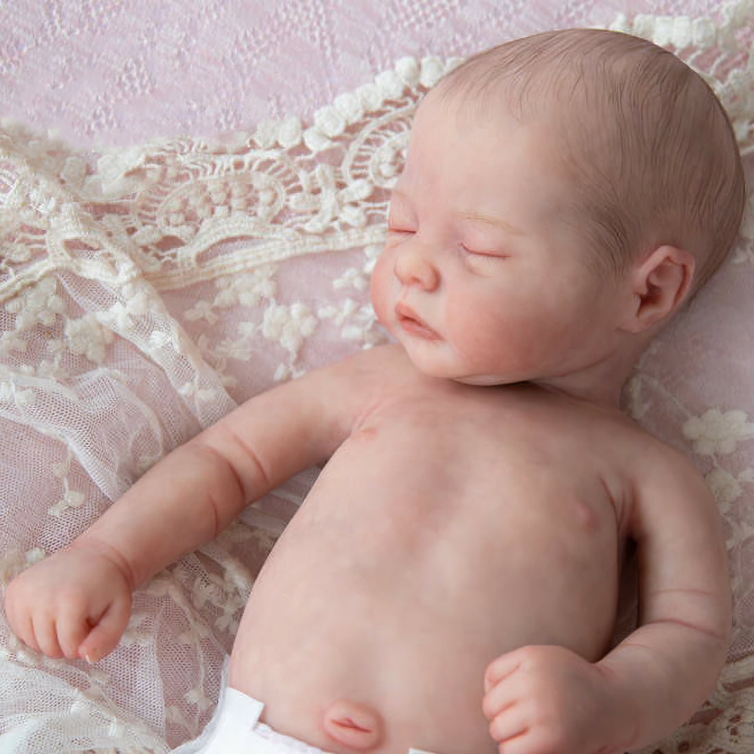 Artwork Level! 20" Newborn Baby Girl Felicity Doll That Look Real,Cute Lifelike Handmade High-level Vinyl Reborn Sleeping Doll By Dollreborns®