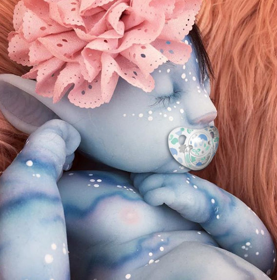 20'' Realistic Glorfindel Reborn Handmade Fantasy Baby Girl,Blue Reborn Baby Reborn Blue Reborn Baby By Dollreborns®