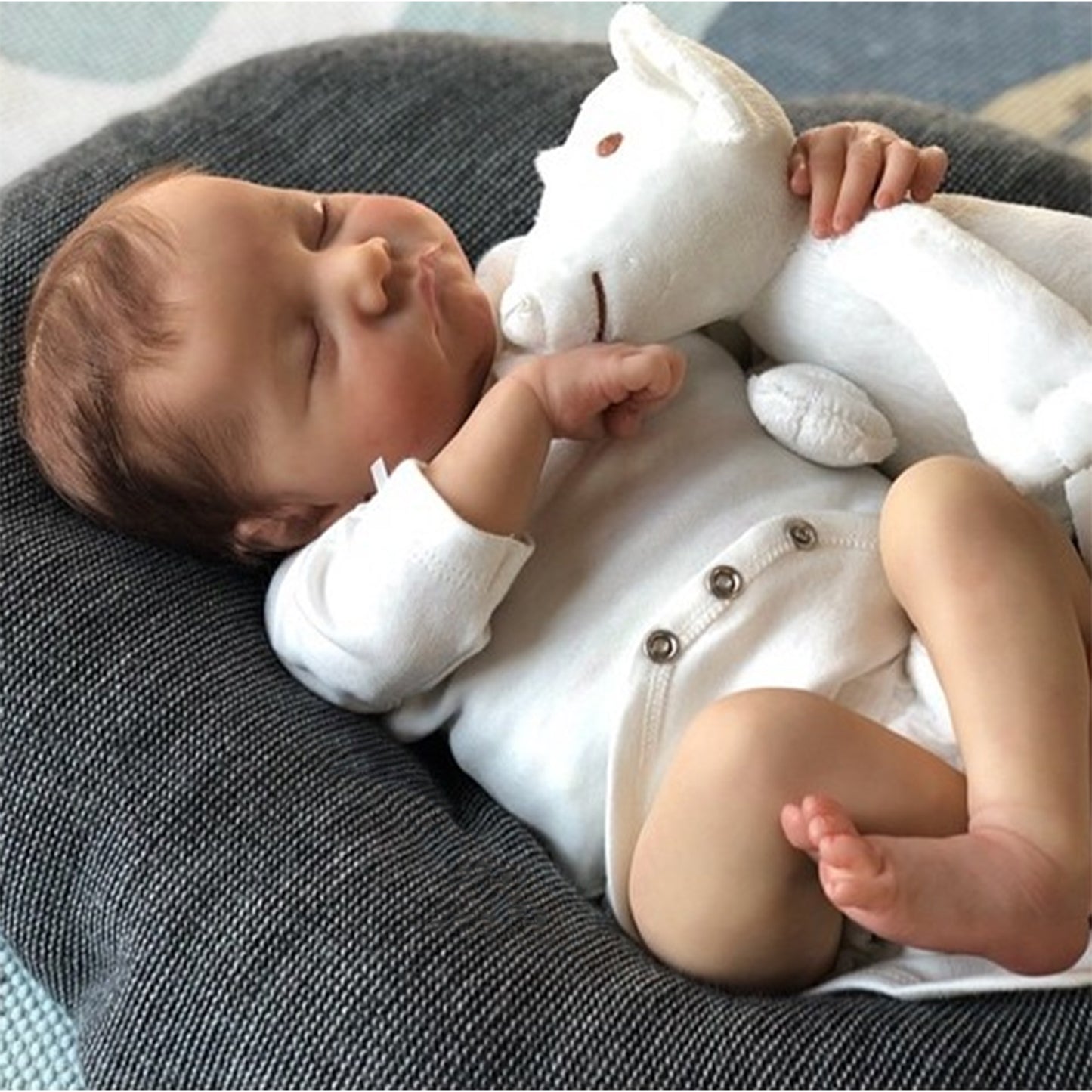 Dollreborns® Super Realistic 12'' Real Lifelike Cylar Soft Silicone Vinyl Reborn Baby Boy Dolls