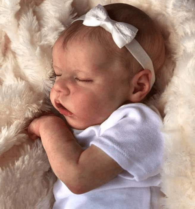 Dollreborns®12'' Cute Super Realistic Lifelike Soft Silicone Frederica Baby Girl Reborn Twinnie A Doll Girl Angel