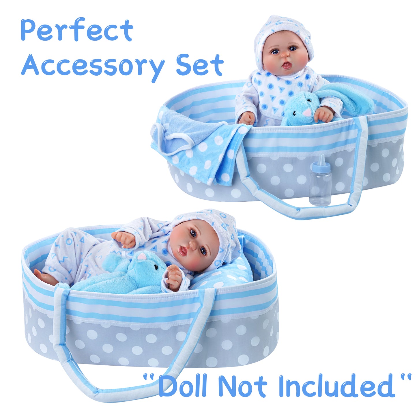 [Suitable for 17''~22''] Time-Limited Offer! [EXTRA 10% OFF]Dollreborns® Adoption Reborn Baby Essentials-8pcs Gift Set