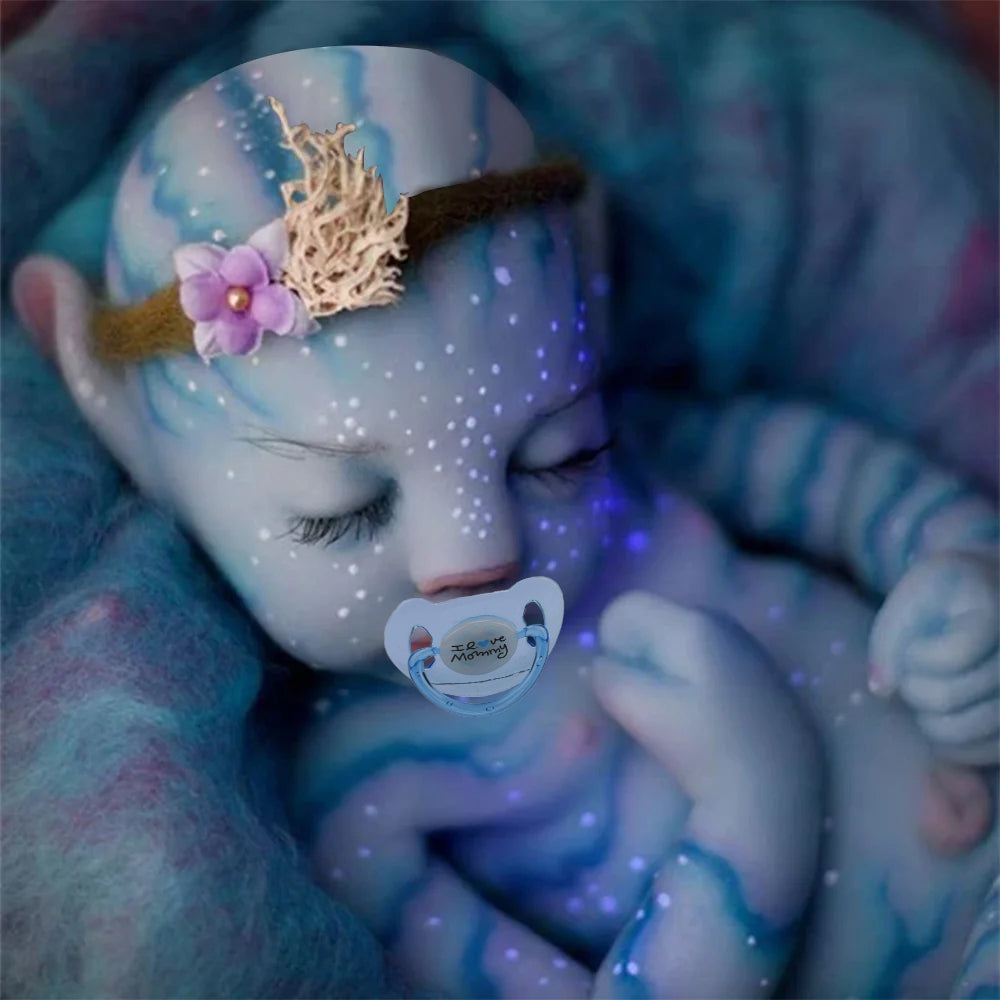 Full Body Platinum Liquid Silicone 12" Reborn Fantasy Reborn Blue Reborn Baby Baby