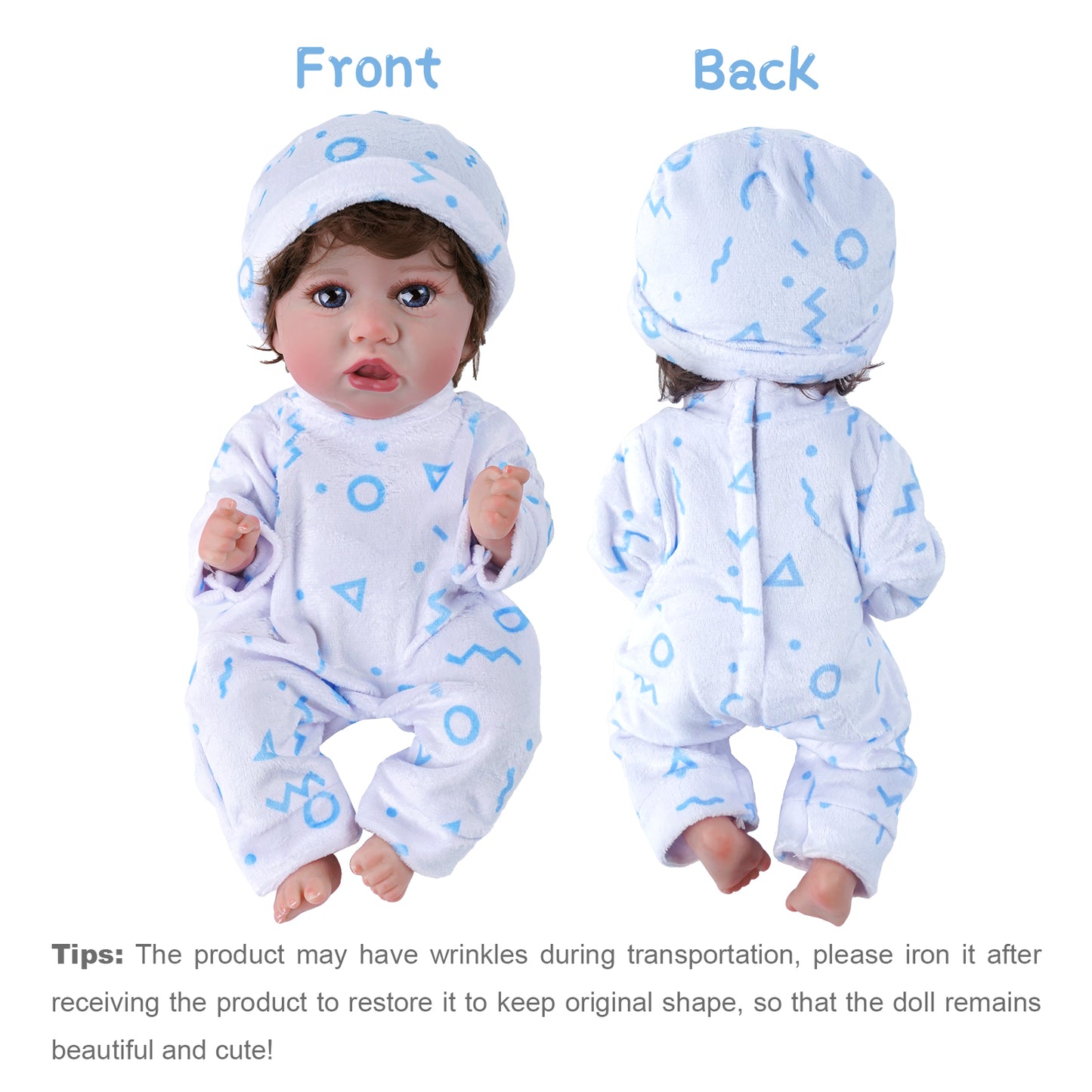 [Suitable for 12'' Boy] Time-Limited Offer! [EXTRA 10% OFF]Dollreborns® Adoption Reborn Baby Essentials-8pcs Gift Set