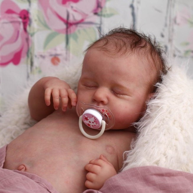 [New]12'' Mini Silicone Vinyl Baby Newborn Realistic Cute Reborn Baby Girl Doll Yalisay