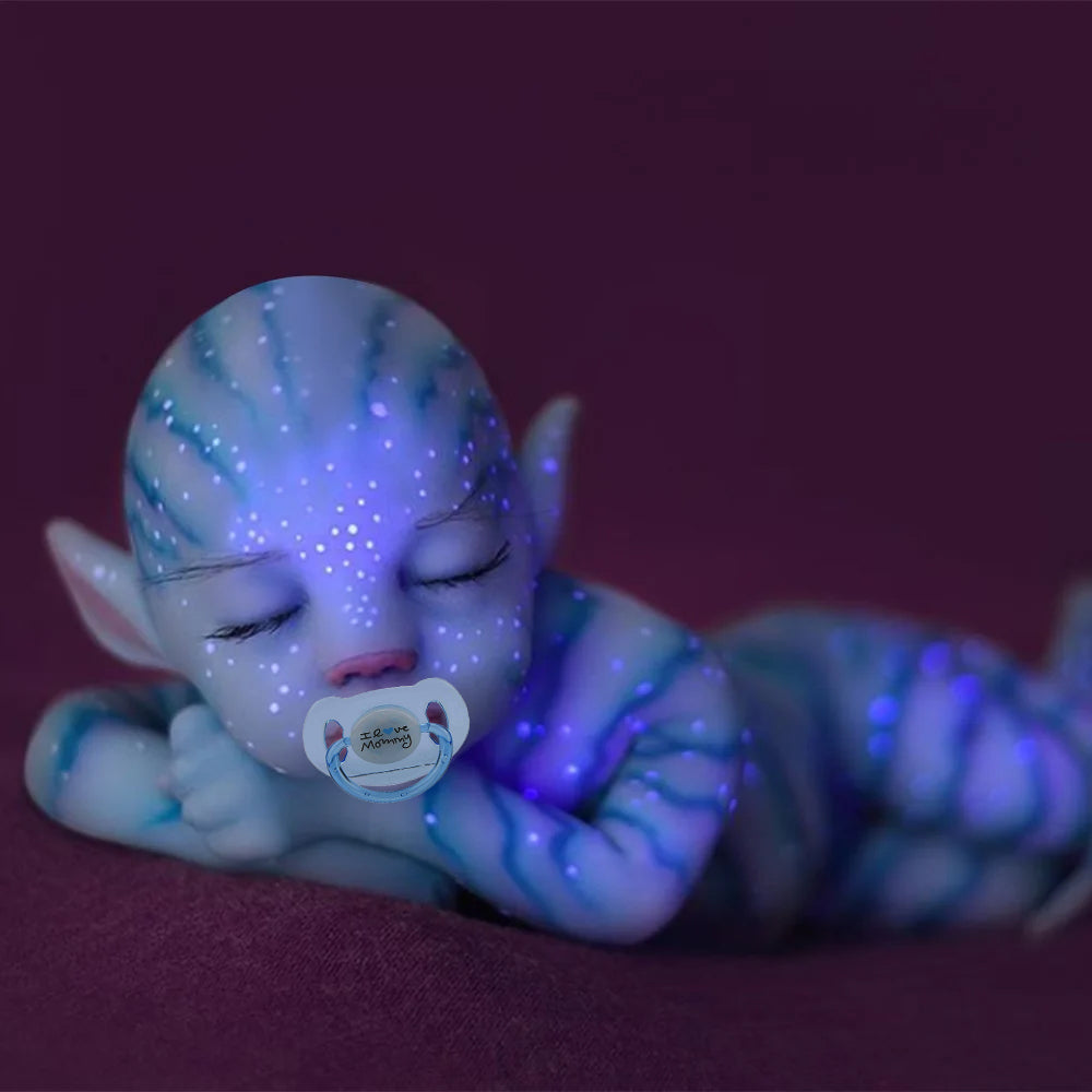 Full Body Platinum Liquid Silicone 12" Reborn Fantasy Reborn Blue Reborn Baby Baby