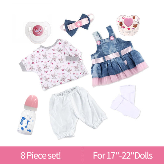 [Suitable for 17''~22'' Doll] Time-Limited Offer! [EXTRA 10% OFF] Adoption Reborn Baby Essentials-8pcs Gift Set B By Dollreborns®