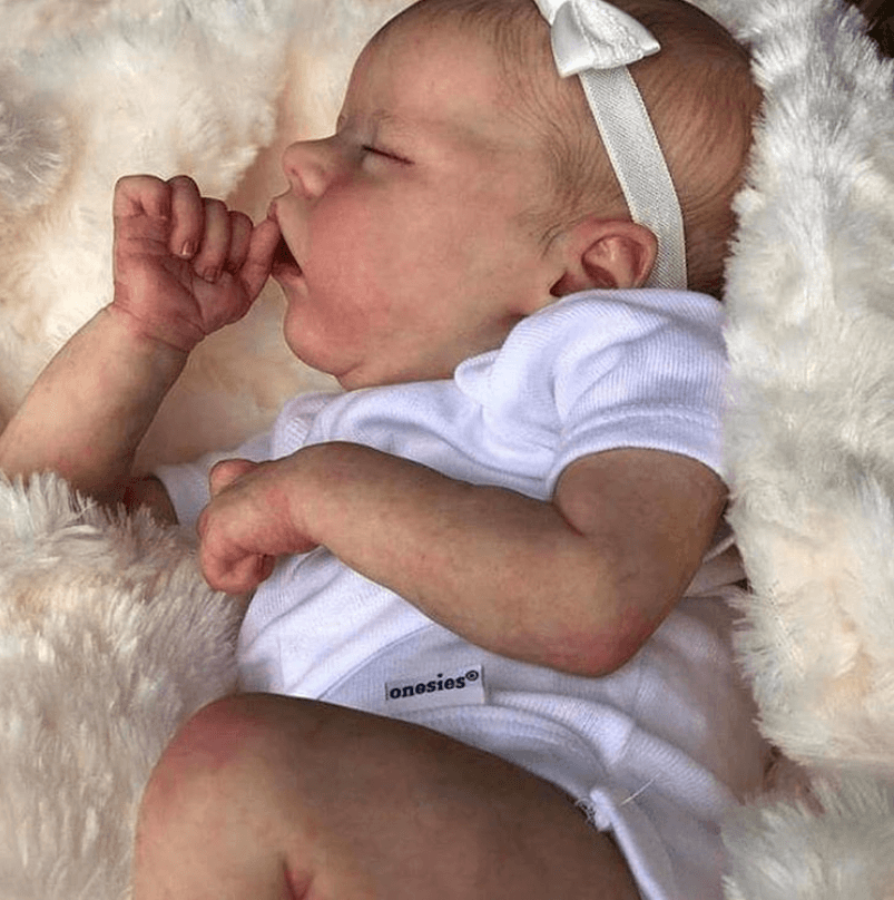 Dollreborns®12'' Cute Super Realistic Lifelike Soft Silicone Frederica Baby Girl Reborn Twinnie A Doll Girl Angel