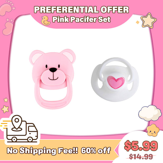 💥[Preferential Offer]-Pink Pacifer Set