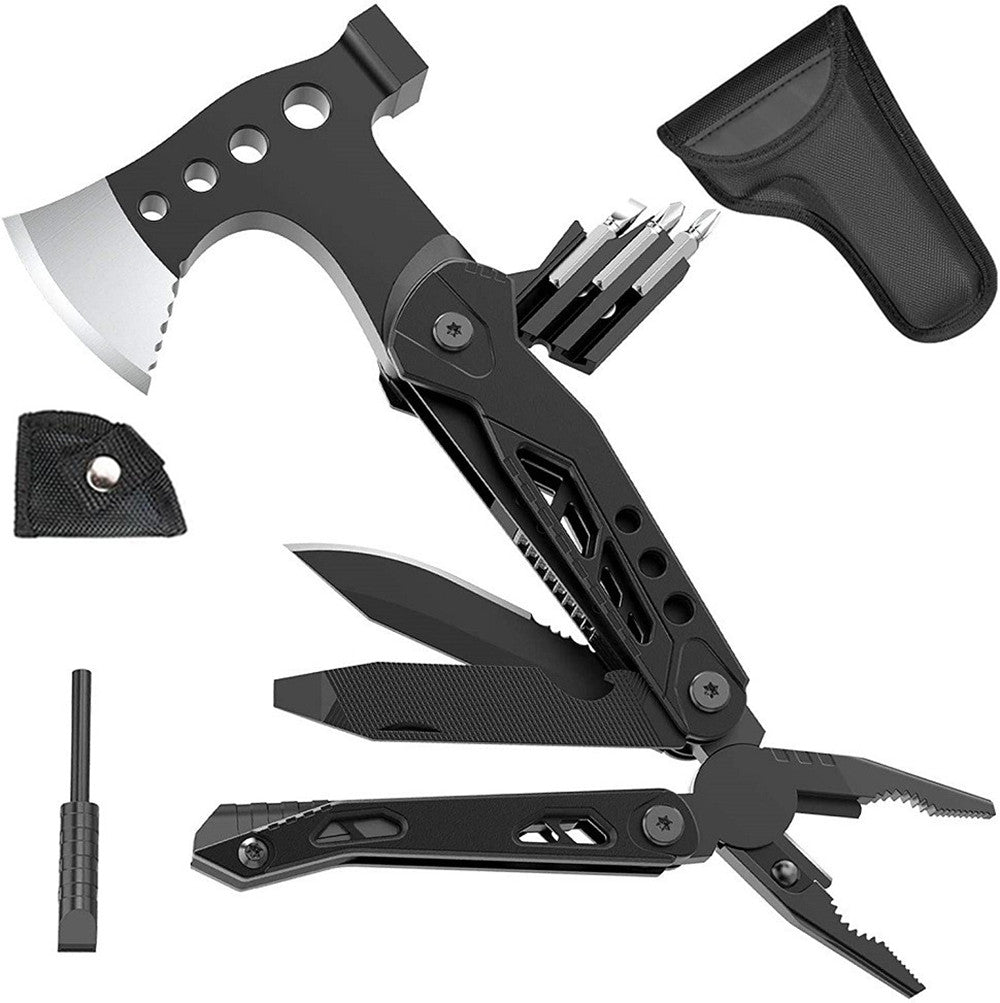 WOLFKING® Camping 15-in-1 Pocket Multitool