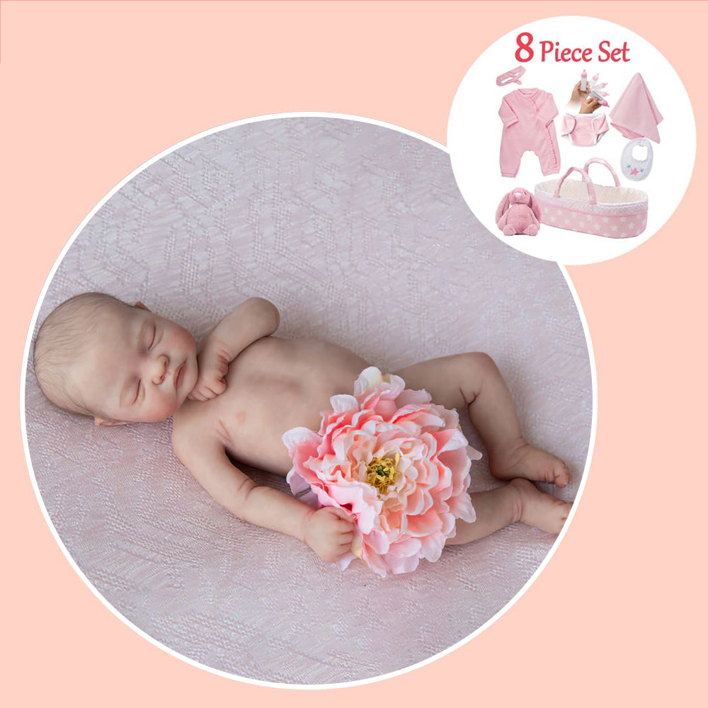 Artwork Level! 20" Newborn Baby Girl Felicity Doll That Look Real,Cute Lifelike Handmade High-level Vinyl Reborn Sleeping Doll By Dollreborns®