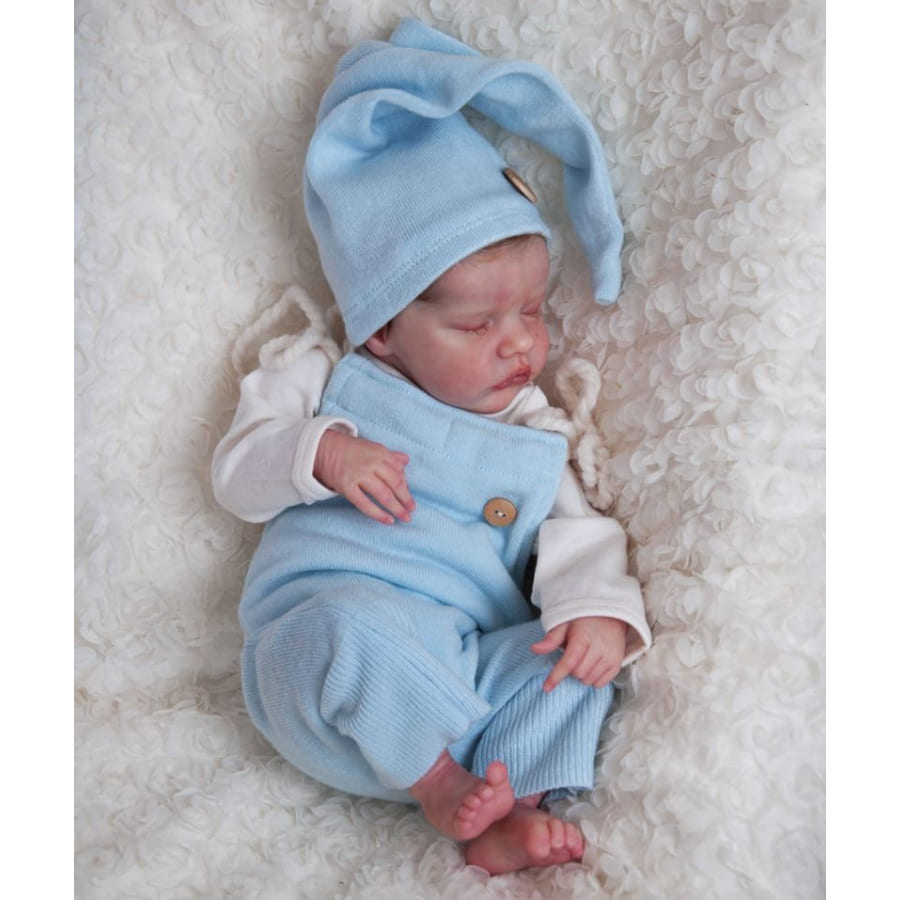 Reborn Twins Boy and Girl 12'' Real Lifelike Baby Sleeping Reborn Doll Full Silicone Newborns Debbie and Deborah by Dollreborns®