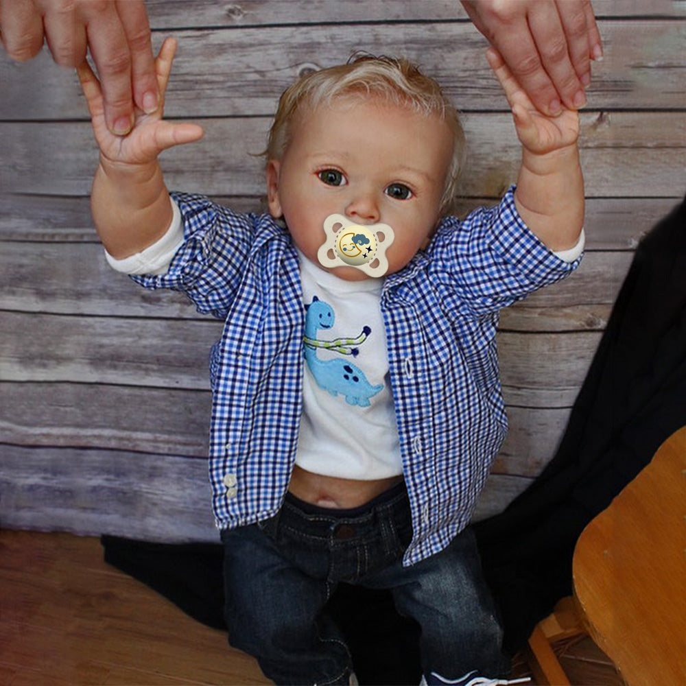 20" Reborn Baby Boy Doll With Blonde Hair,Toddler Boy Named Avery