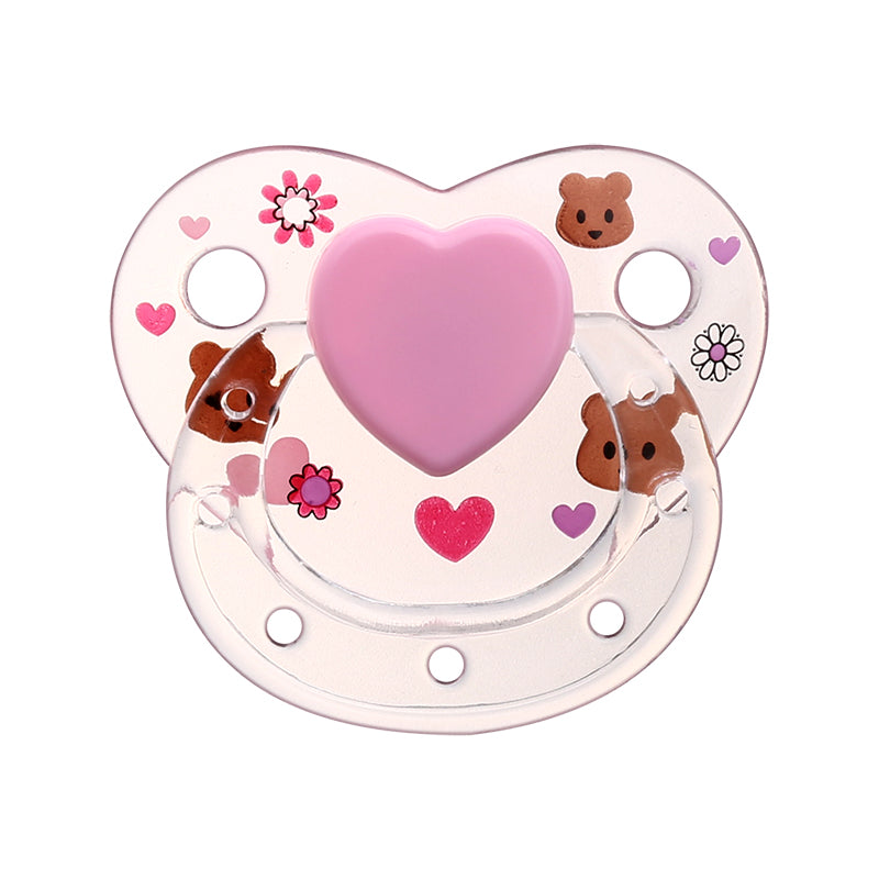 [EXTRA 10% OFF] Dollreborns®Cute bear transparent magnetic pacifier